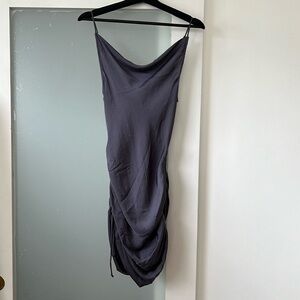 Free people adjustable satin dress